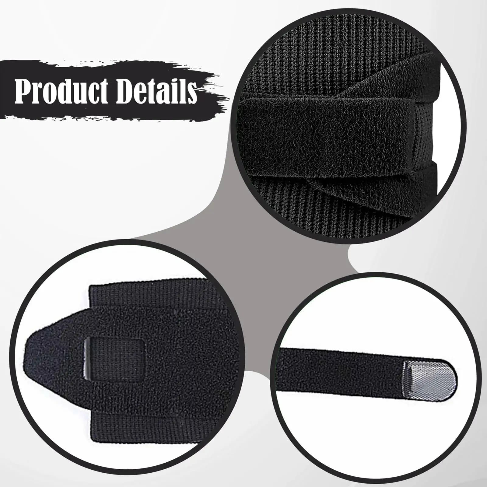 Supporto per Polso Regolabile e Compressivo, Accessorio Sportivo per Adulti, Fascia Traspirante per Esercizi