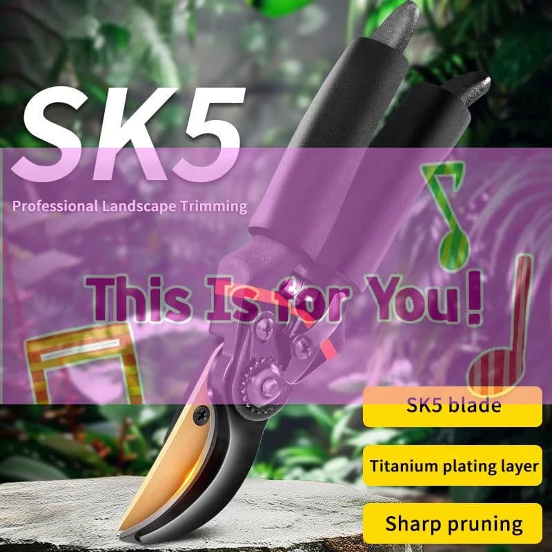 daHMA da Professional Power scissors, Garden shears with Soft Grip, Multifunctional Garden Scissors