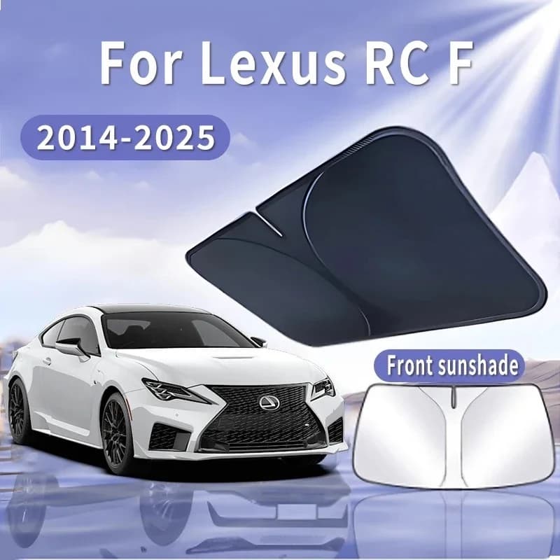 Per Lexus RC F 2014 ~ 2025 2015 Pieghevole Auto Visiera Parasole Parabrezza Anteriore Parasole Isolamento Termico Estate di Raffreddamento Accessori Auto