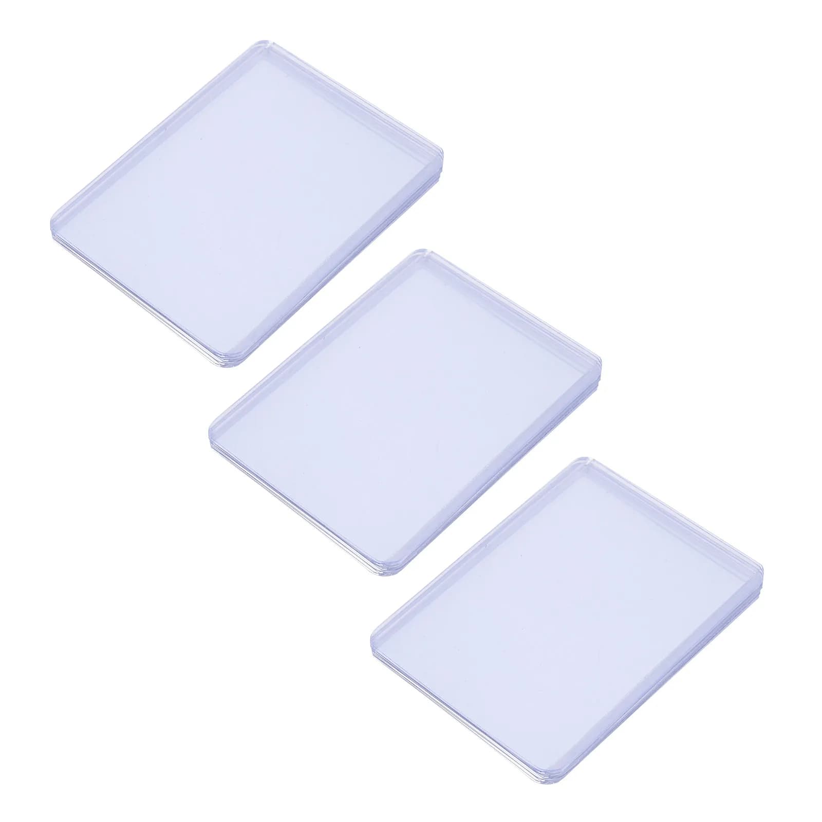 30 Pezzi Custodie Protettive Trasparenti in Plastica per Carte da Gioco, Cover Rigide per Carte Collezionabili, Accessori per Giochi da Tavolo