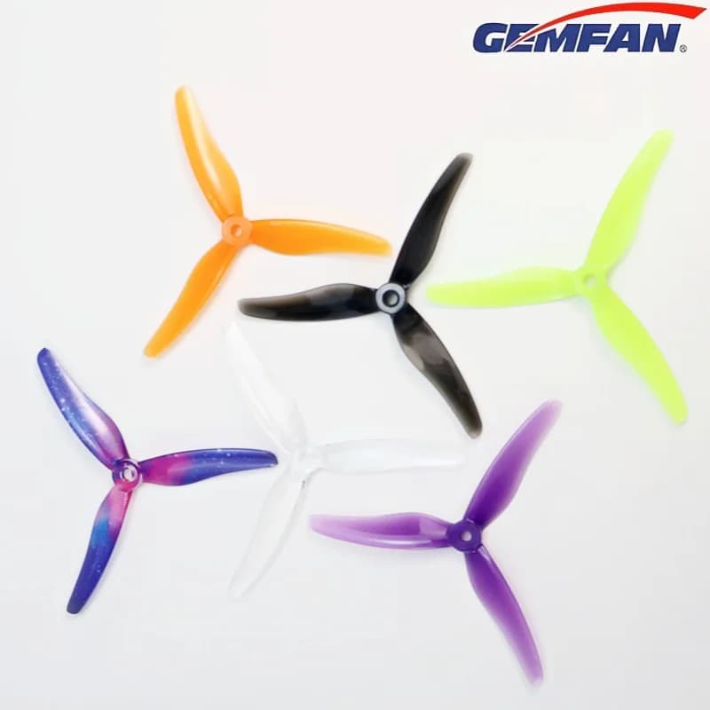 4 paia/8 pezzi Gemfan Hurricane 51433 eliche PC a 3 pale 4CW 4CCW per droni RC FPV Freestyle da 5 pollici parti fai da te