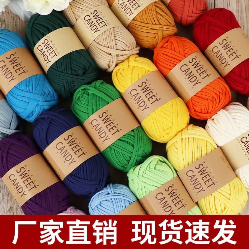 1000g 10 pz. Strisce di tessuto in filo per ciabatte tessute a mano, borse, scarpe e ganci colorati speciali per scarpe con lacci grandi