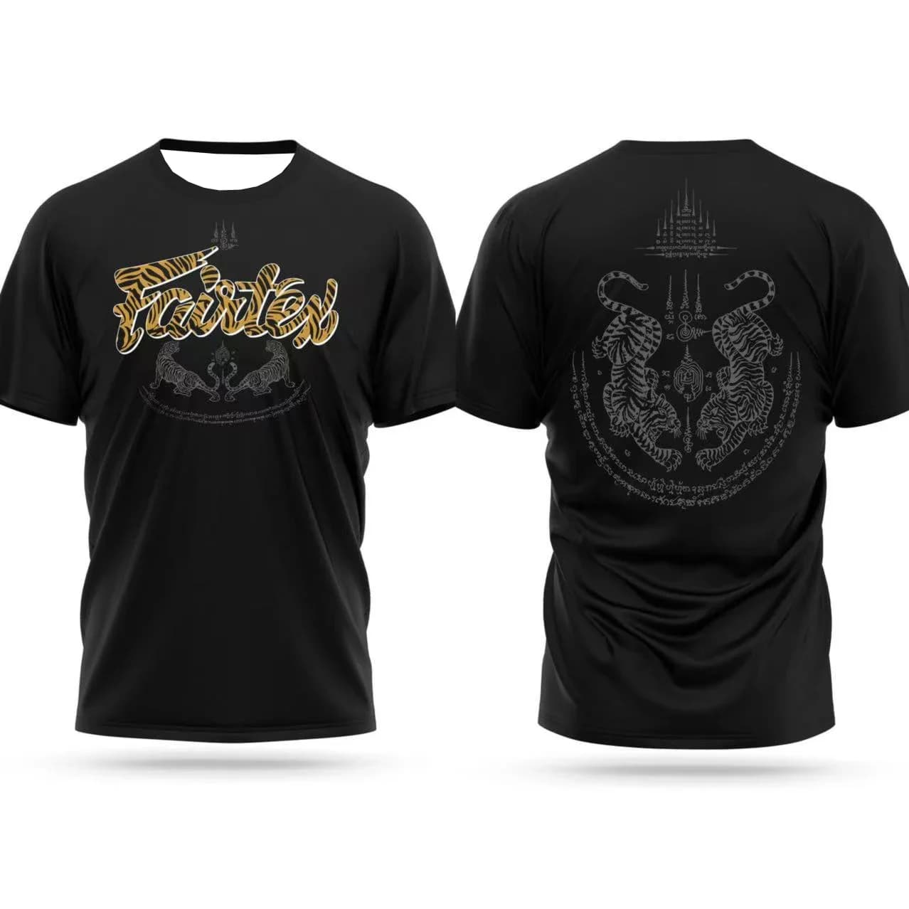 Nuova maglietta estiva da uomo ad asciugatura rapida Tuta da combattimento Fairtex Stampata sportiva Comoda e traspirante Top da donna a maniche corte larghe