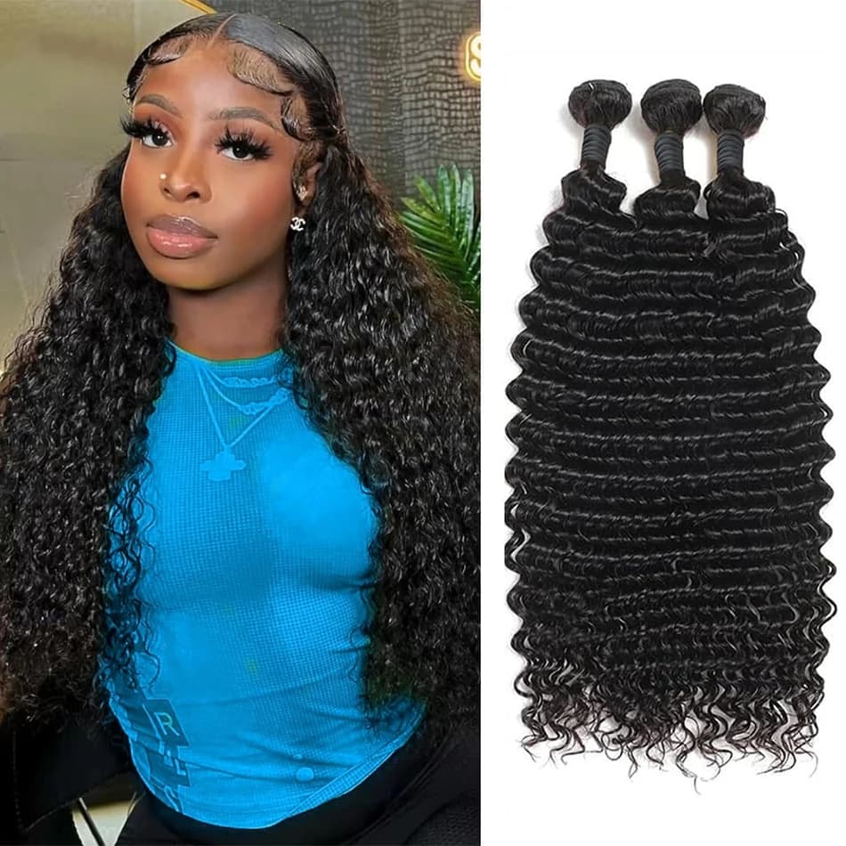 Corrugated Human Hair Bowls, Grade 12A, Ricci, 22 24 26 Inches, Bagnate and Undulated Effect, Brazilian Virgin Hair