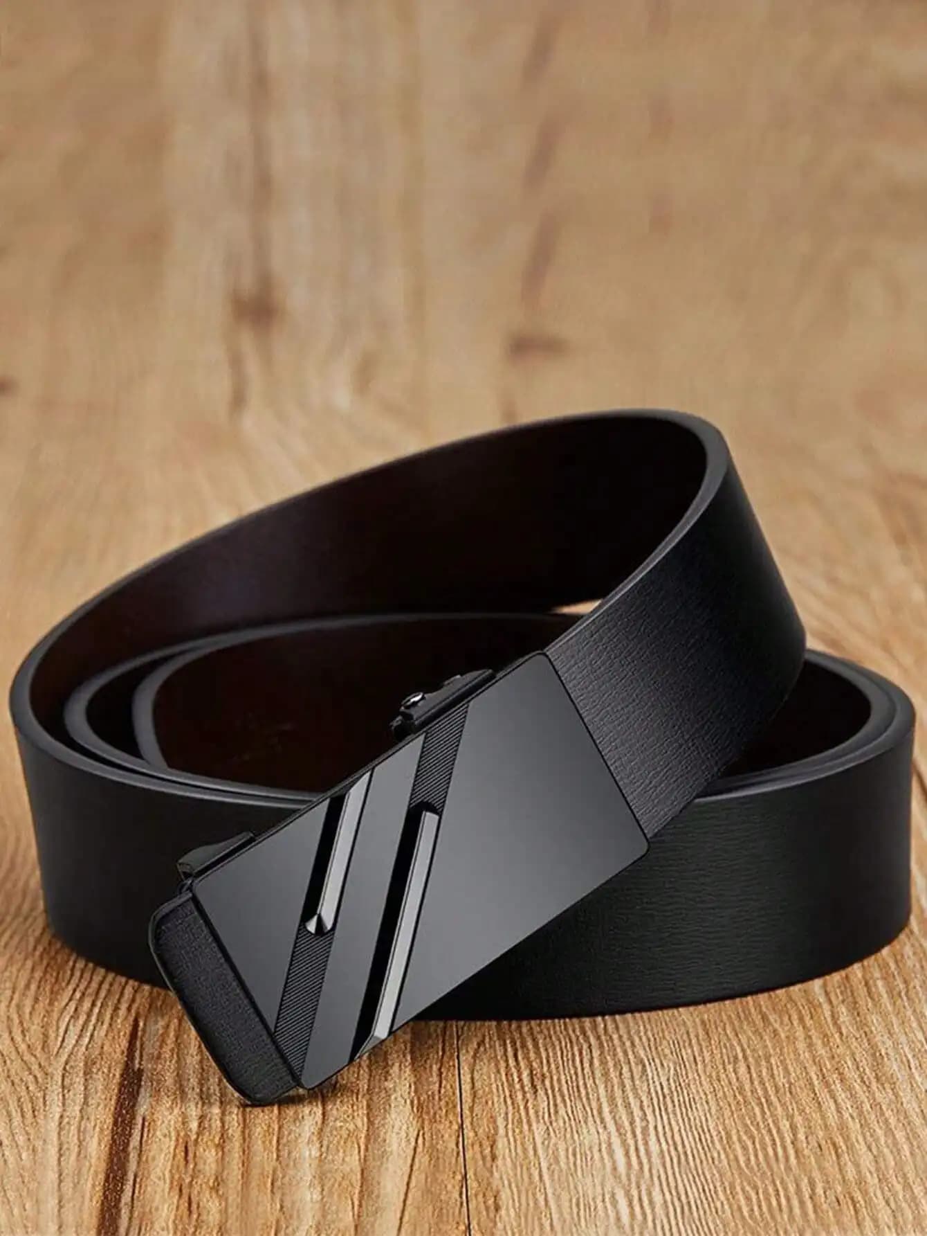 1 cintura da uomo in pelle PU alla moda, versatile, casual, da lavoro, regalo per il fidanzato