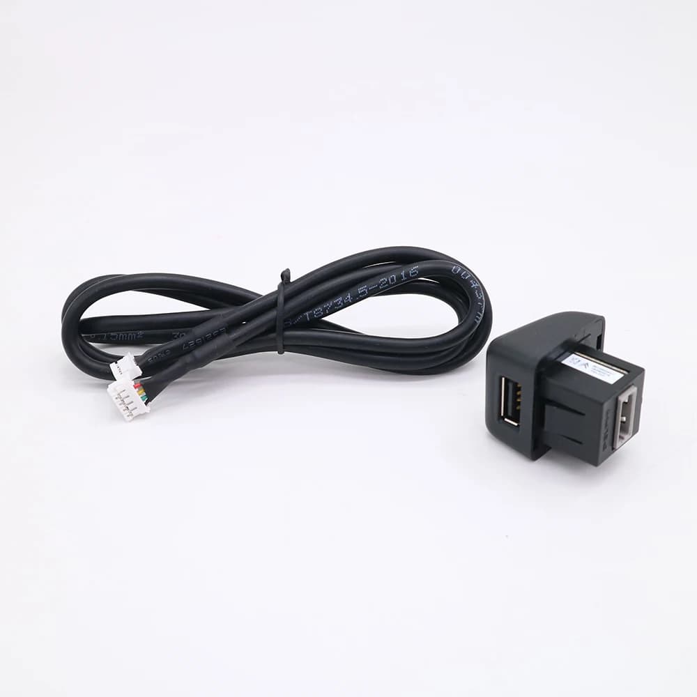 Cavo USB e connettori USB per autoradio per Peugeot 206 207 208 307 308 407 408 Citroen C2 C3 C4 (RD45 RD43 RT4 SMEG SMEG+)