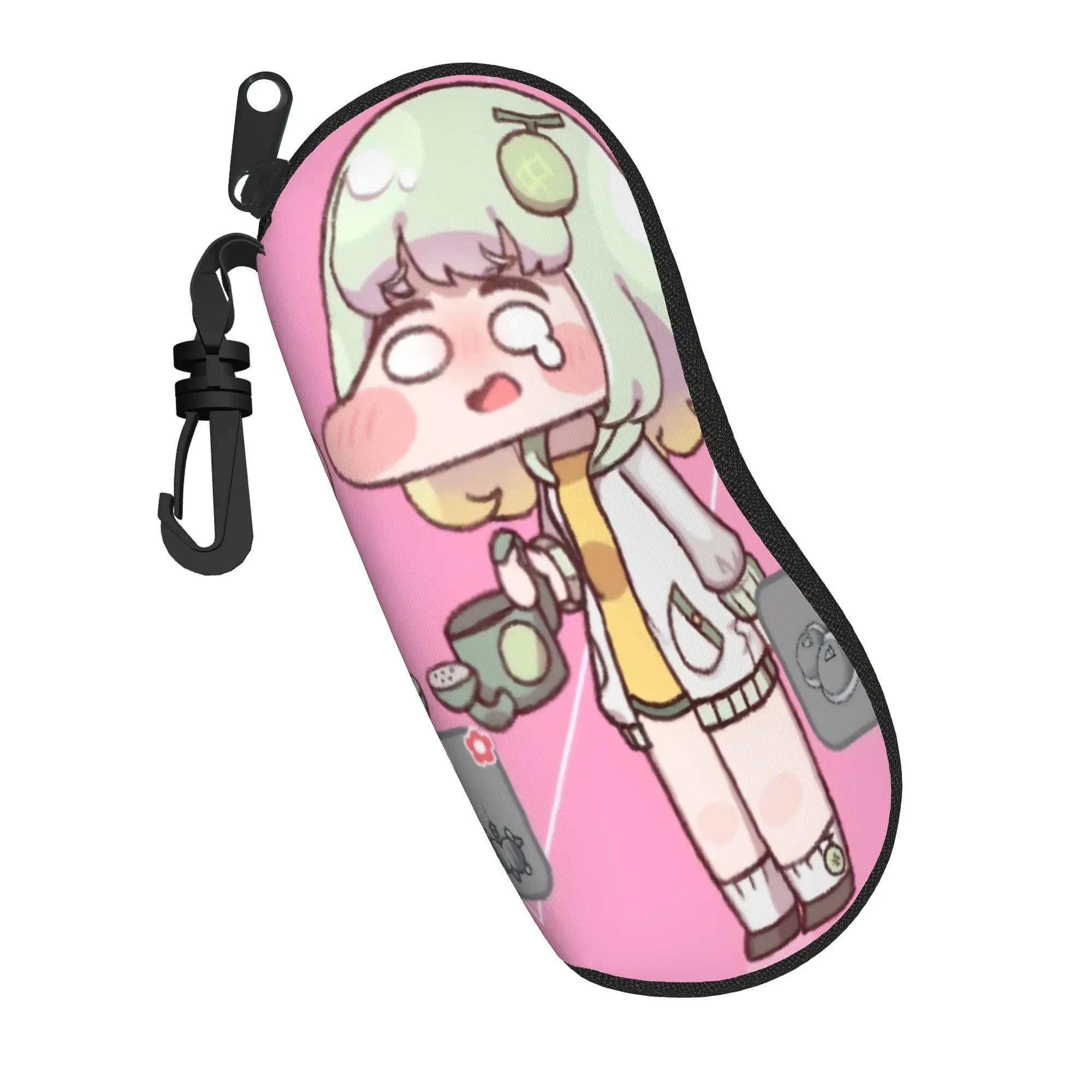 Trickcal C-Chibi Go Games Custodia per occhiali da uomo e da donna, scatola protettiva per occhiali, custodia per occhiali a contatto Ultra Eye