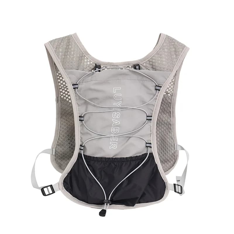 Gilet idrico da corsa per uomo Donna Zaino da acqua per corsa 5L Pacchetto idratazione da corsa per trail running Marathon Race Escursionismo