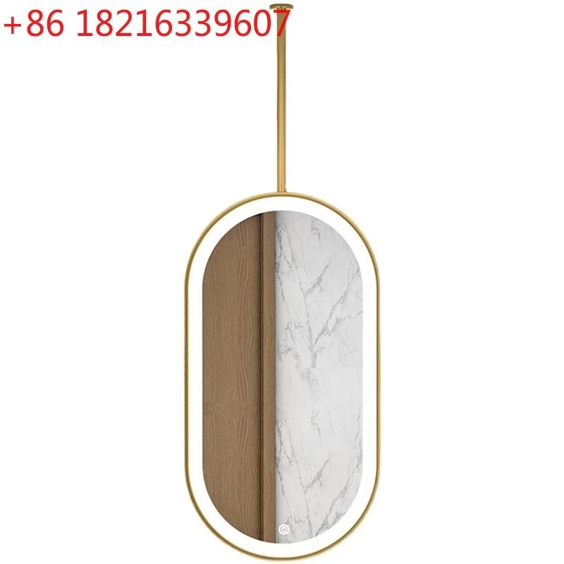Specchio sospeso Specchio sospeso Specchio bifacciale con lampada Luminoso bagno sospeso