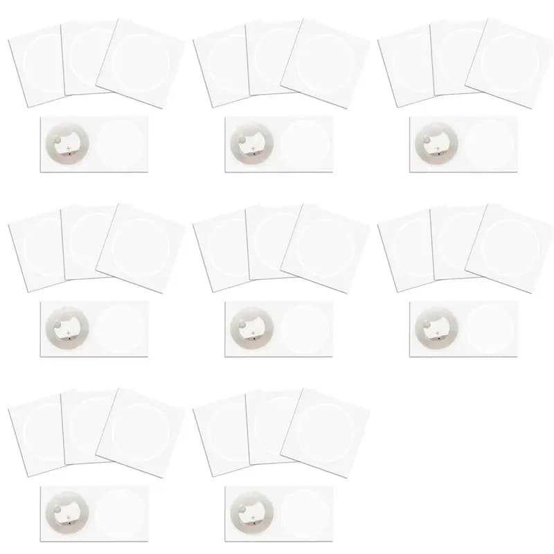 【ELEVARE LIFE】 400 pezzi NFC Ntag216 Adesivo Ntag216 Tag NFC NFC 216 Tag Ntag216 Carte NFC 13,56 Mhz Tag NFC Adesivi 888 byte Memo