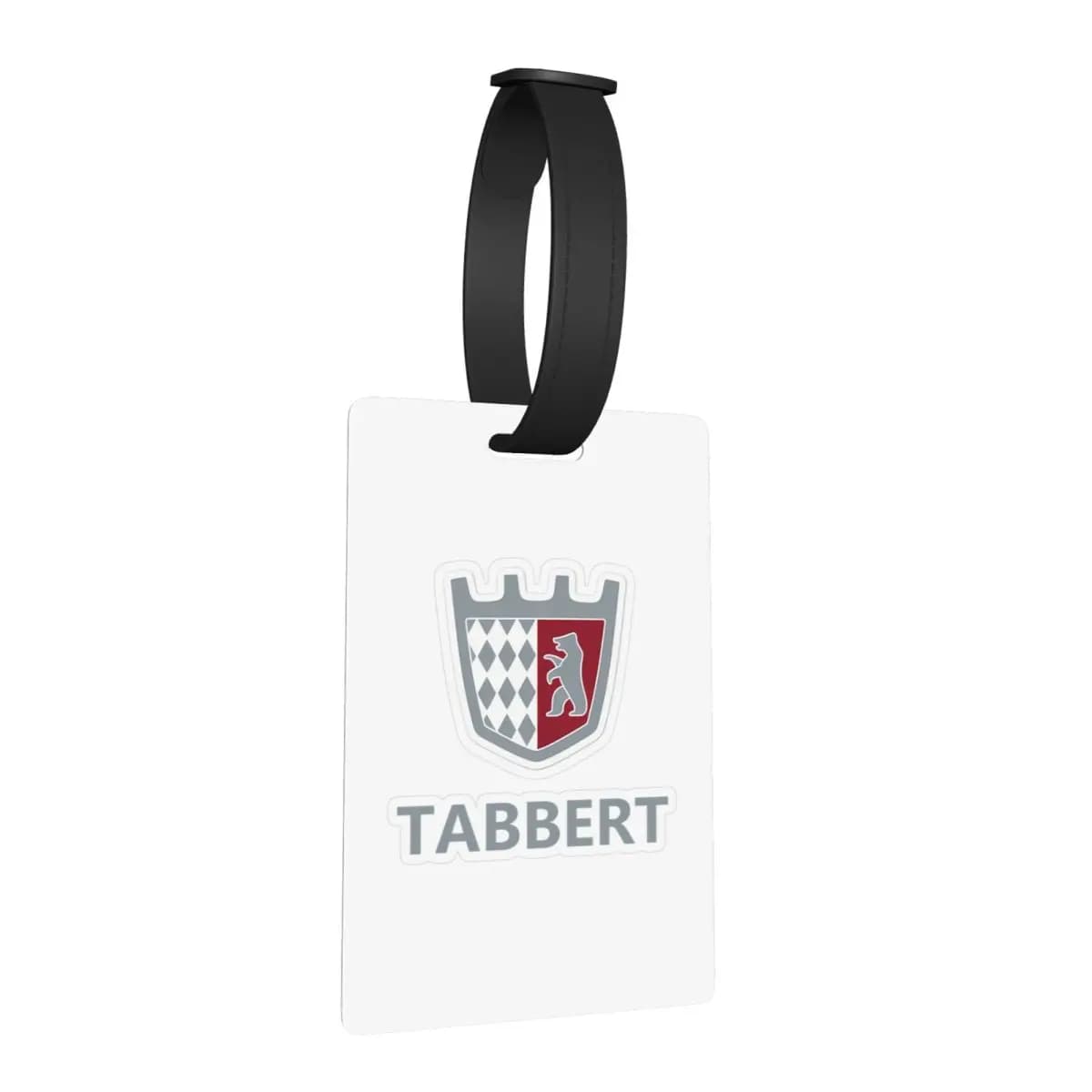 Etichette per Bagagli con Logo Tabbert, Accessori per Valigie, Tag per Bagaglio da Viaggio, Porta Etichetta con Nome e Indirizzo