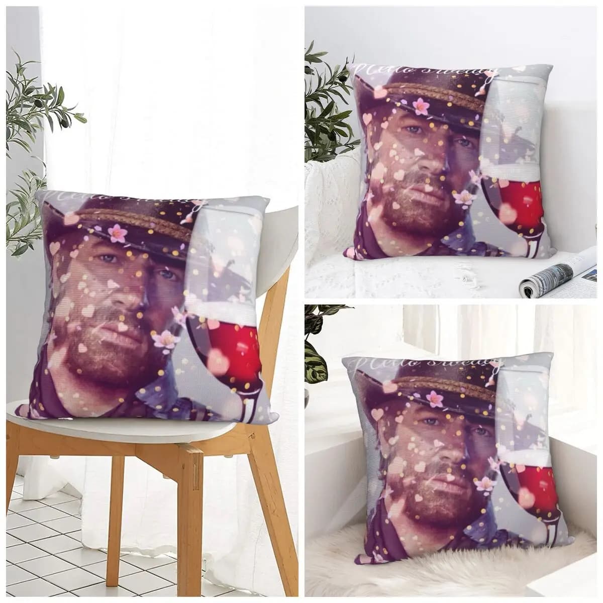 Federa per cuscino Arthur Morgan Sweet Hearts Fodera per cuscino divertente e carina Federa per cuscino con motivo in poliestere Federa per divano Decorativa per la casa