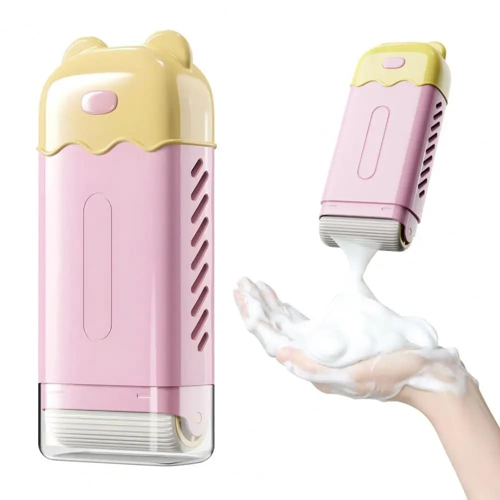 Portasapone da bagno con rullo, facile da pulire, portasapone in schiuma multifunzionale, design anti-acqua, adatto per sapone da bagno