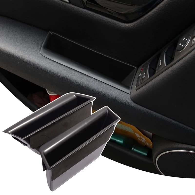 Per Mercedes-Benz Classe C W204 2008-2014 Auto Interni Maniglia Della Porta Scatola di Immagazzinaggio Bracciolo Organizzatore Contenitore Vassoio Accessori
