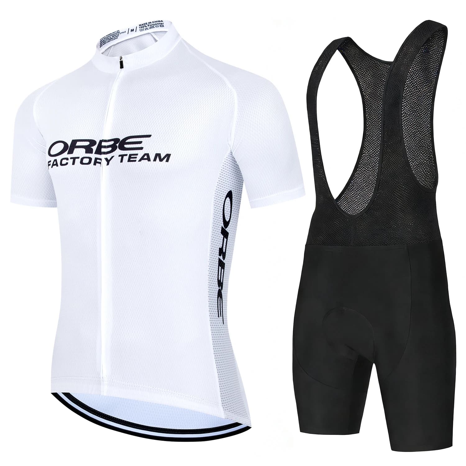 ORBE Cycling Set: Men's Knit and Shorts for Mountain Bike, Male Sports Clothing