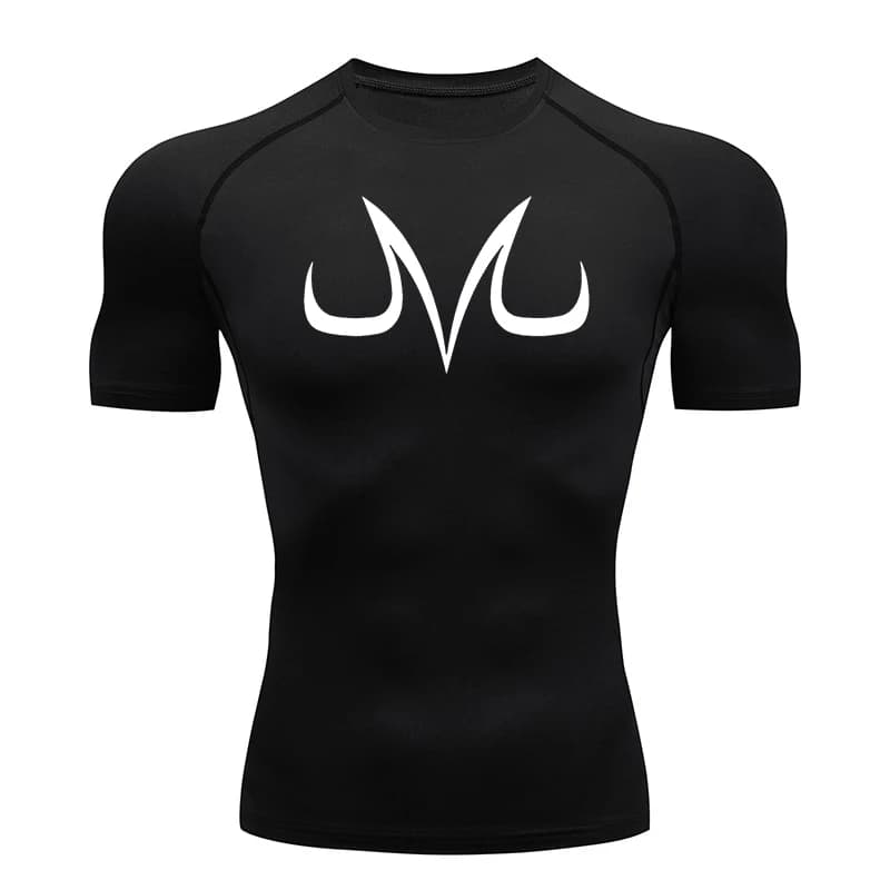 Camicie a compressione grafica da uomo Estate manica corta Rash Guard Palestra Allenamento Maglietta Atletica Canottiera base ad asciugatura rapida