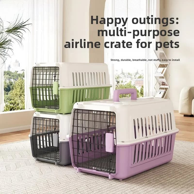 Trasportino Portatile per Animali Domestici, Design Astronave, Grande Formato per Cani e Gatti, Gabbia da Auto Antistress, Prodotto in Cina