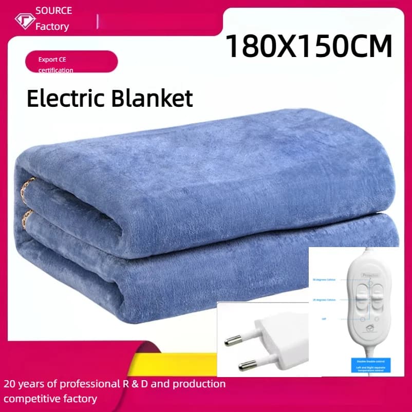 Regolazione europea coperta elettrica singola e doppia non tessuta commercio estero 220 V coperta riscaldante di sicurezza domesticaol180 * 150 cm