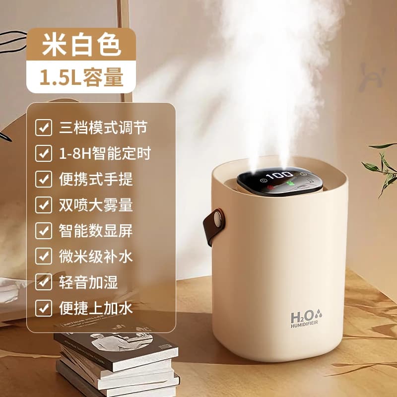 Mini umidificatore con ampio scarico nebulizzatore per scrivania da ufficio, camera da letto di casa, stanza climatizzata, adatto per donne incinte, neonati,