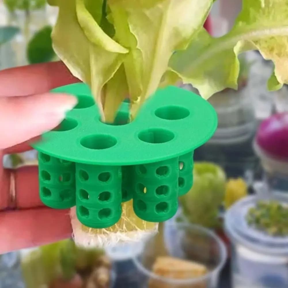 Vassoio per Germinazione Semi a 7 Fori Senza Terreno, Facile da Montare, Salvaspazio, Strumento per la Coltivazione di Piante