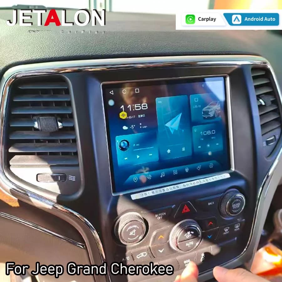8.4'' For Jeep Grand Cherokee Stereo GPS Autoradio Car Multimedia Video Player Android 15 DSP WIFI Carplay Screen Navigation