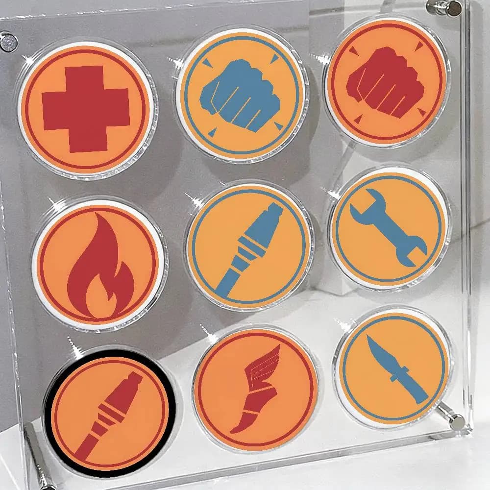 Game Team Fortress 2, TF2 Badges Tinplate Soft Button Pin Brooch Metal Badge Custom Jewelry Accessories Hat Bag Lapel