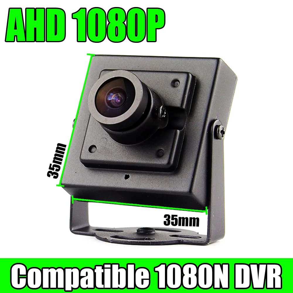 1080P Mini Metal Security Cctv AHD Camera 2MP digital coaxial HD for home/car 2.8mm/3.6mm/12mm/16mm objective 650 filter with