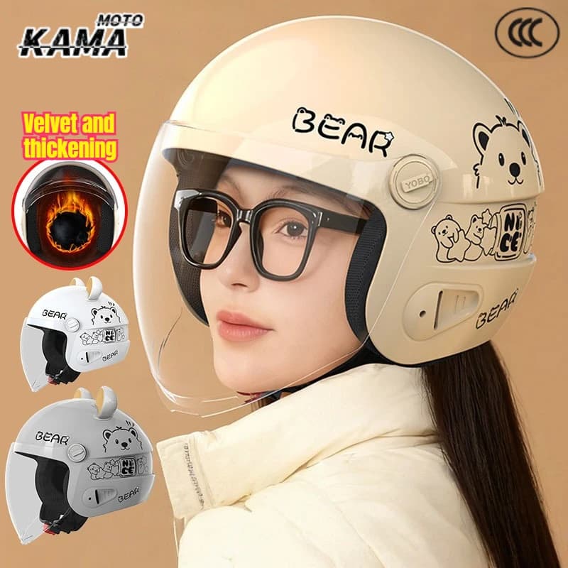 New Motorcycle Helmet Classic Retro Scooter Half Helmets Ultralight Cycling Helmet MTB Bike Bicycle Motorcycle Helmets