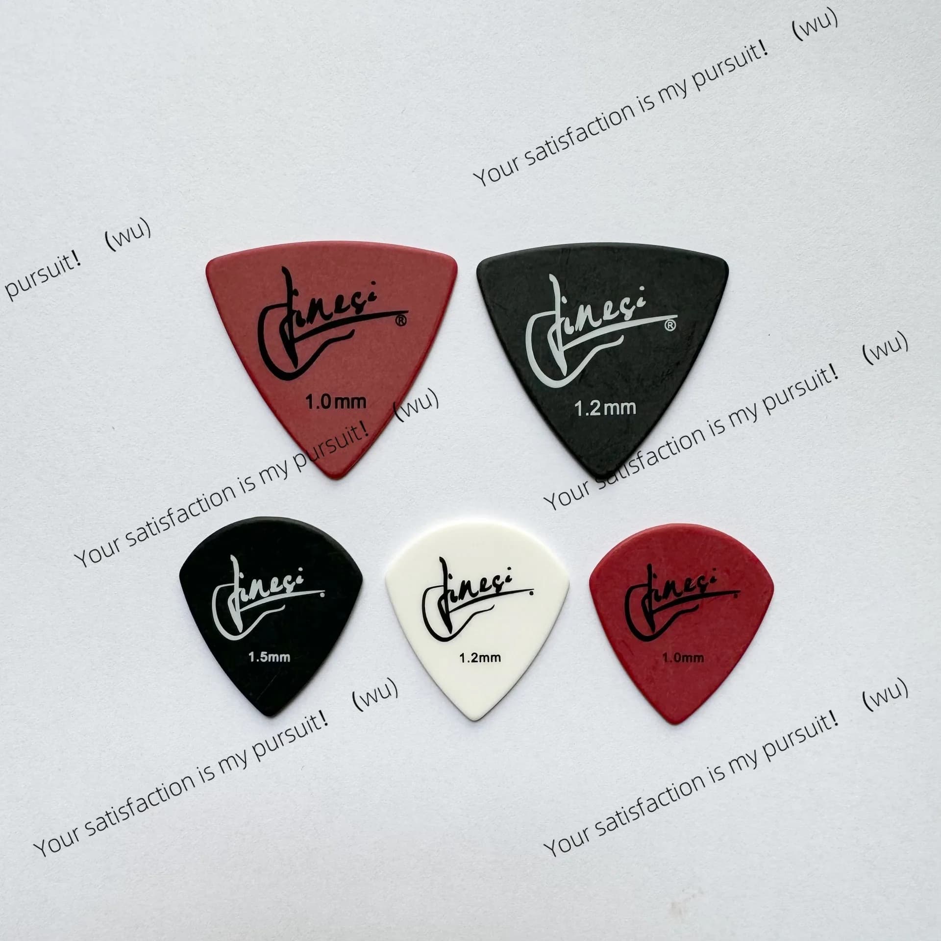 (50~ 100 pieces/box) Saigon Matte Guitar Picks Jazz Grand Triangle Delrin Guitar Picks Guitar