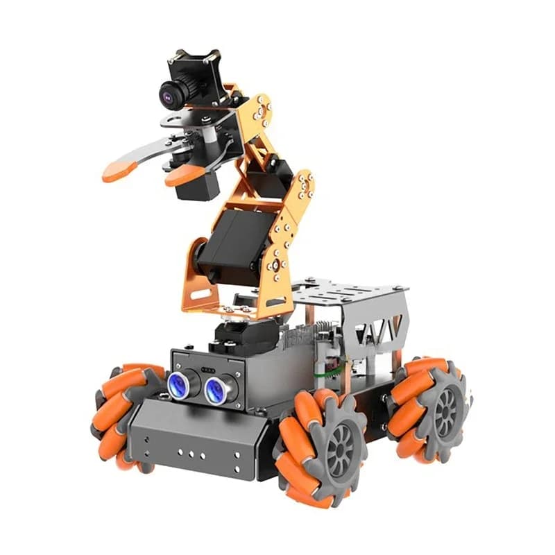 # Hot MasterPi Vision AI Open Source 4WD Robot Braccio per auto con scheda per Raspberry Pi 5/4G Robot Kit fai da te programmabile
