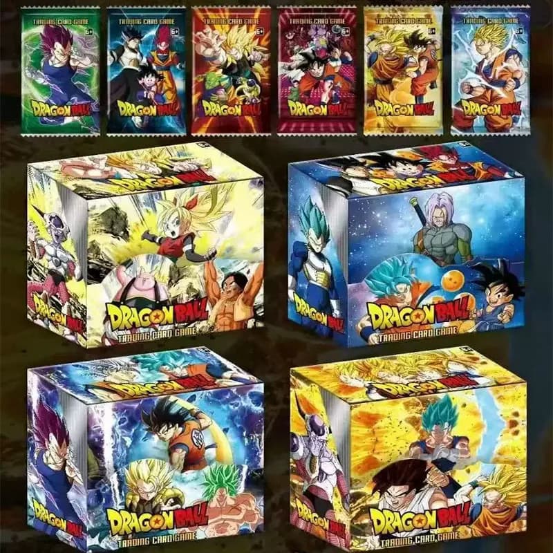 Nuova Scatola a Sorpresa Dragon Ball Card - Versione Inglese - Cartolina Animata - Busta a Sorpresa - Regalo per Bambini - Articoli da Collezione di Tendenza