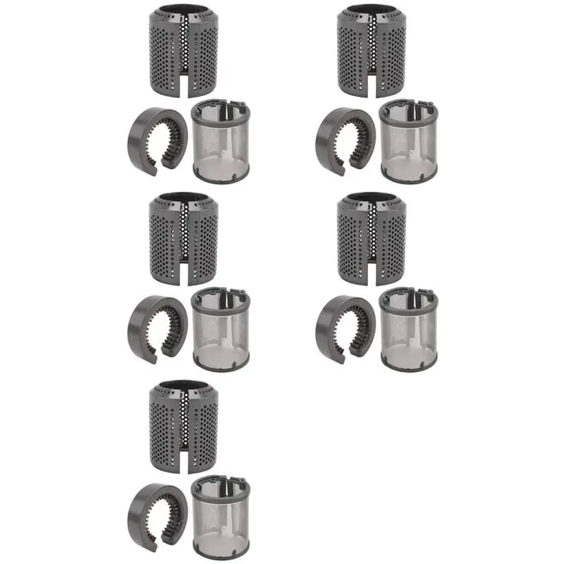EMECE-5X Filtro interno per asciugacapelli + gabbia per filtro esterno per modelli Dyson HD01 HD03 HD08, con spazzola per la pulizia del filtro A