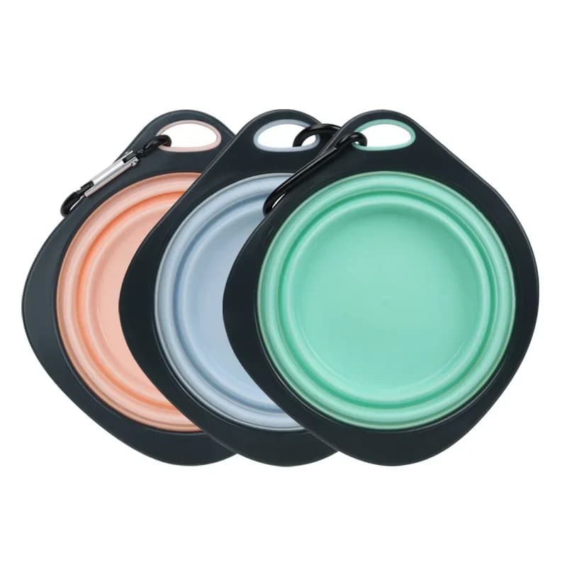 Foldable Portable Pet Bowl for Dogs And Cats Outdoor Travel Water Food Container Cat Feeder Dish - Pet Items