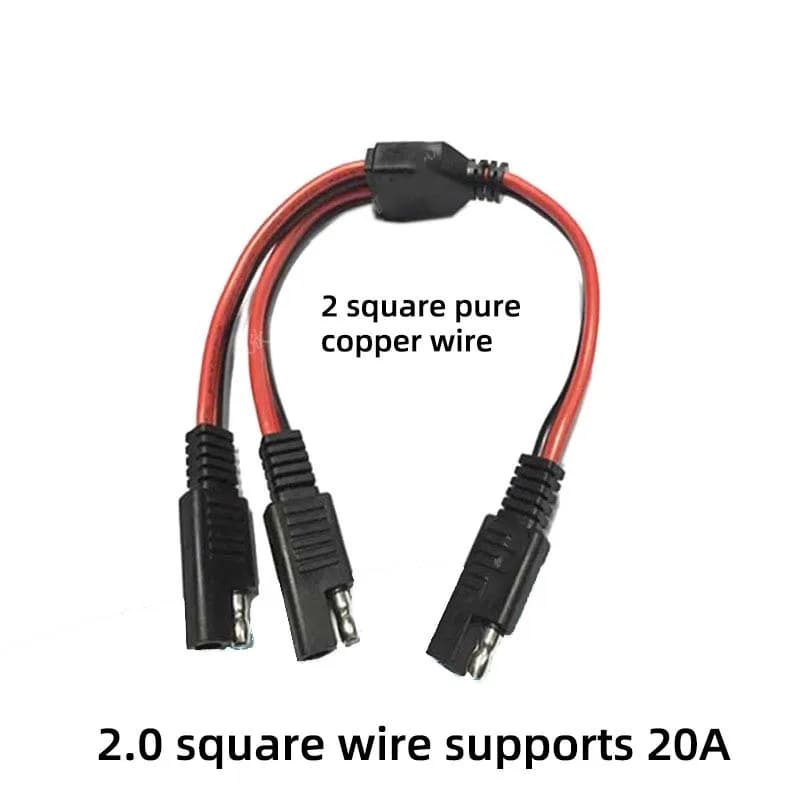 1PCS SAE 12V Cavo di Alimentazione Batteria Del Motociclo Pannello Solare Cavo Fotovoltaico Adattatore Maschio a Femmina Cavo di Prolunga