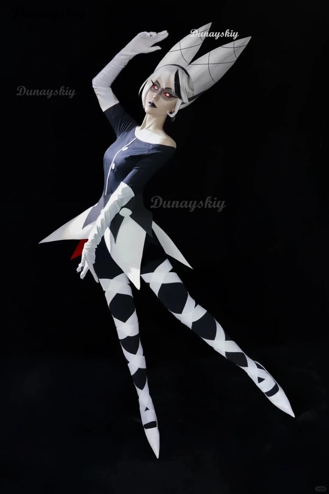 Anime Hazbin Cosplay Carmilla Carmine Costume Wig Uniform Dress Dress Carnival Party Halloween Costume For Women Dress