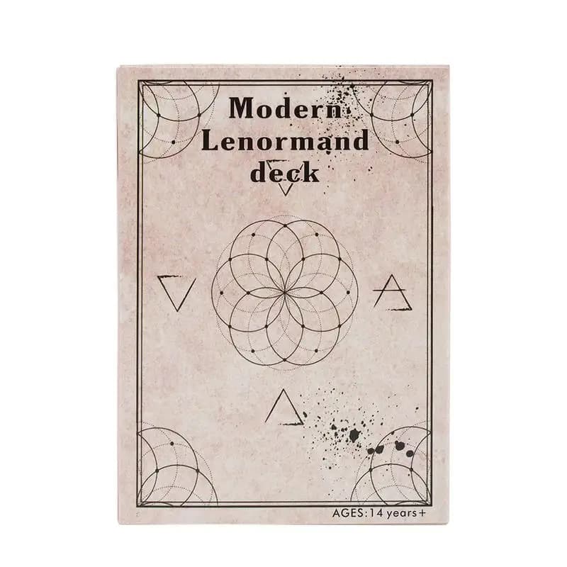 Fortune Telling tarocchi Modern Lenormand Oracle Cards strumenti di divinazione mazzi di tarocchi Standard per gioco da tavolo Fate divinazione