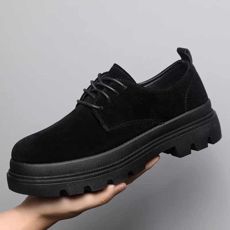 Stivali da uomo autunno nuove scarpe da uomo con suola spessa scarpe casual stile britannico scarpe da lavoro