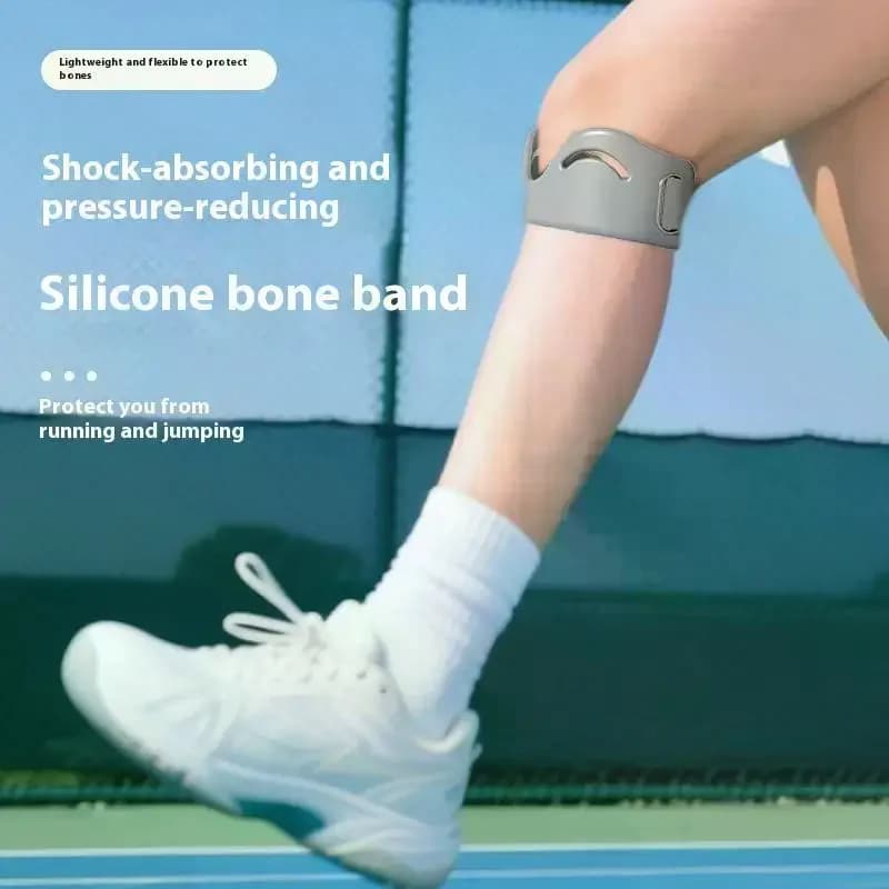 1/2 pezzi cinturini per ginocchio tendine rotuleo in silicone flessibile leggero supporto per ginocchio protezione elastica traspirante