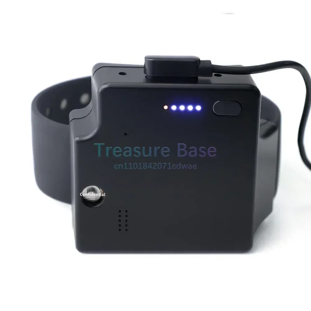 Localizzatore di braccialetti alla caviglia GPS 4G per prigioniero con supporto per serratura a chiave ad alto livello impermeabile e conversazione bidirezionale