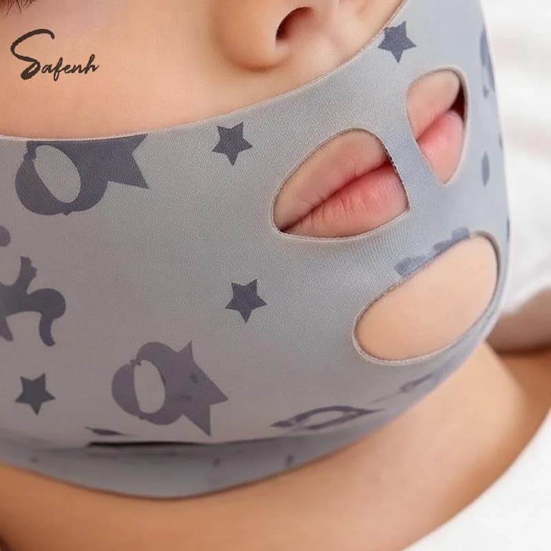 Double-deck Face Slimming Bandage Face Lifting Belt V Line Face Slimming Strap Double Chin Tightener Slim Strap Facial Mask Tool