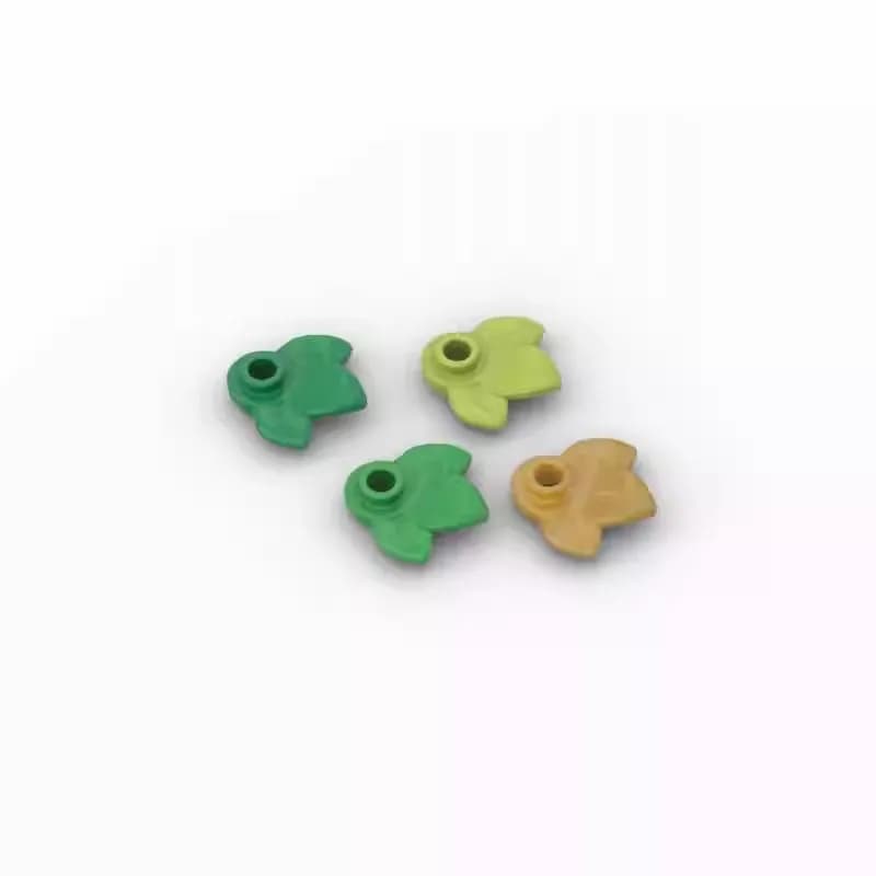 50 pz MOC Parti 32607 Pianta Piatto 1x1 Rotondo con 3 Foglie Mattoni Compatibili FAI DA TE Assemblare Building Block Kid Puzzle Giocattolo Particelle