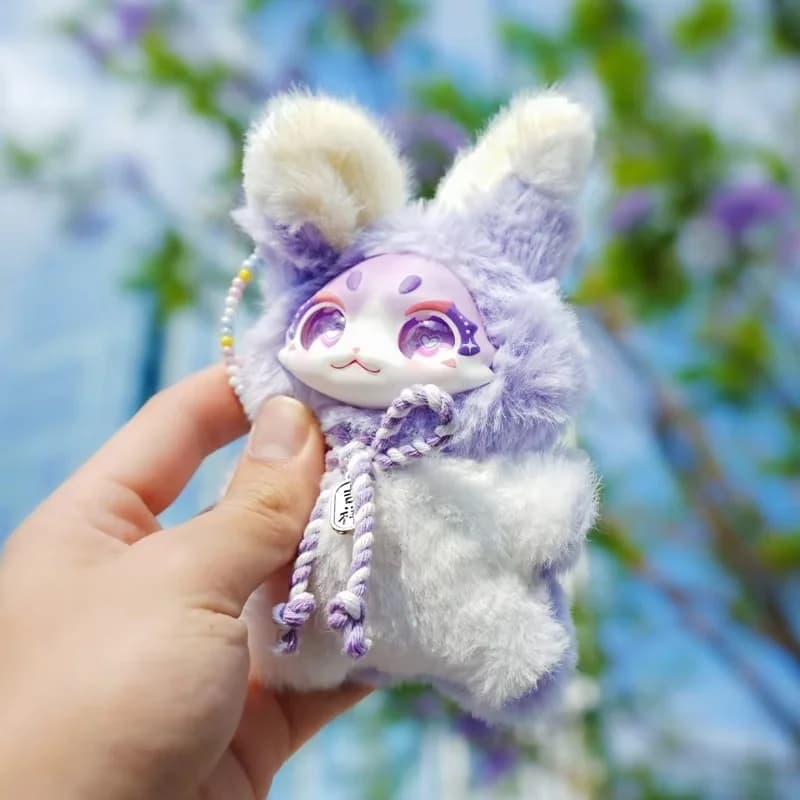 Dumia 2025 Nuovo Ciondolo Peluche Anime Carino, Giocattolo con Corda per Borsa, Scatola a Sorpresa da Collezione per Ragazze, Regalo di Compleanno, Decorazione per Borsa