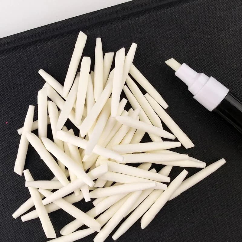 10/20 pezzi nucleo di ricambio per penna per vernice acrilica penna per lavagna punte per pennelli per pittura artistica fai da te fornitura di cancelleria per la scuola