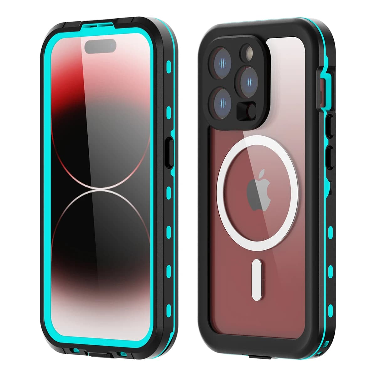 2023nuova custodia impermeabile IP68 con ricarica magnetica per Apple iPhone 15 Pro Max Plus copertura antiurto per immersioni subacquee nuoto Sport all'aria aperta