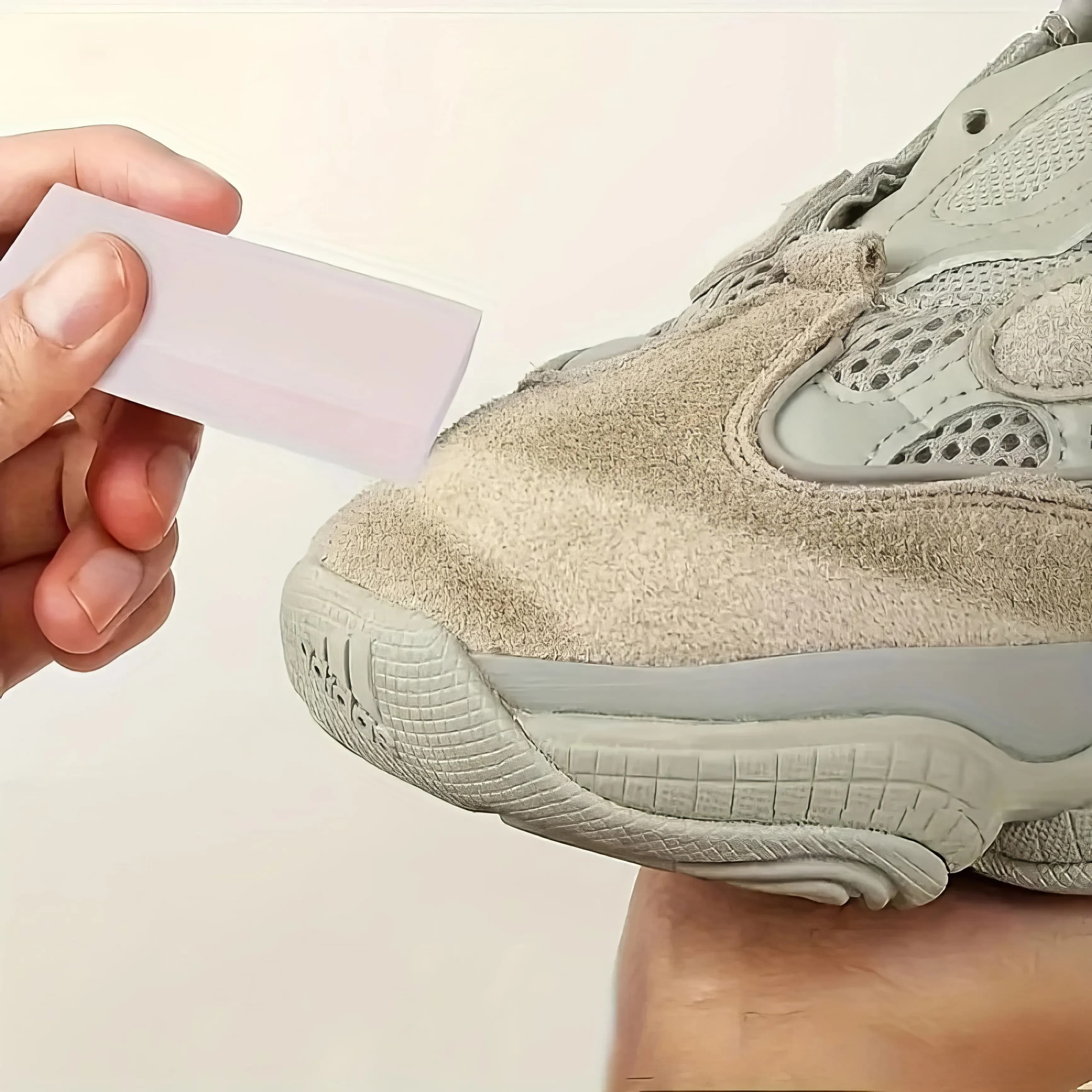 1/2/3 Pezzi di Gomma per Pulizia Scarpe, Adatta per Pelle Scamosciata, Rimuove Efficacemente le Macchie Ostinate