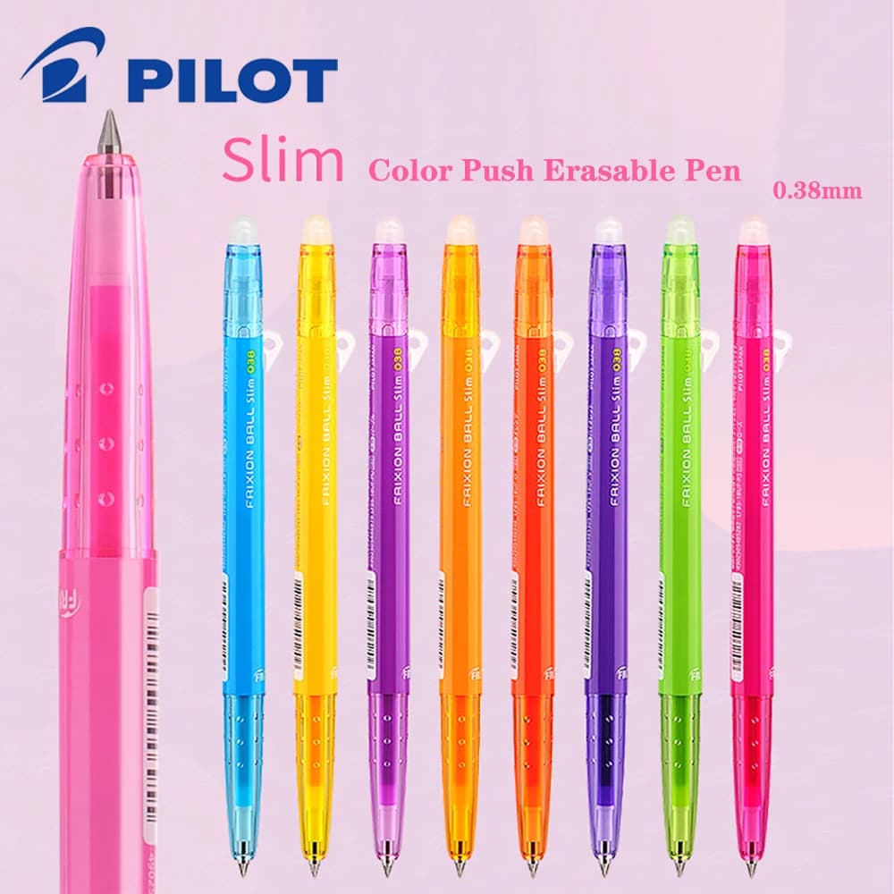1pc Pilot FRIXION Penna Gel Cancellabile LFBS-18UF Penna Ultra Sottile 0.38mm Graffiti Marker Materiale Scolastico Cancelleria Per Ufficio Cose Carine