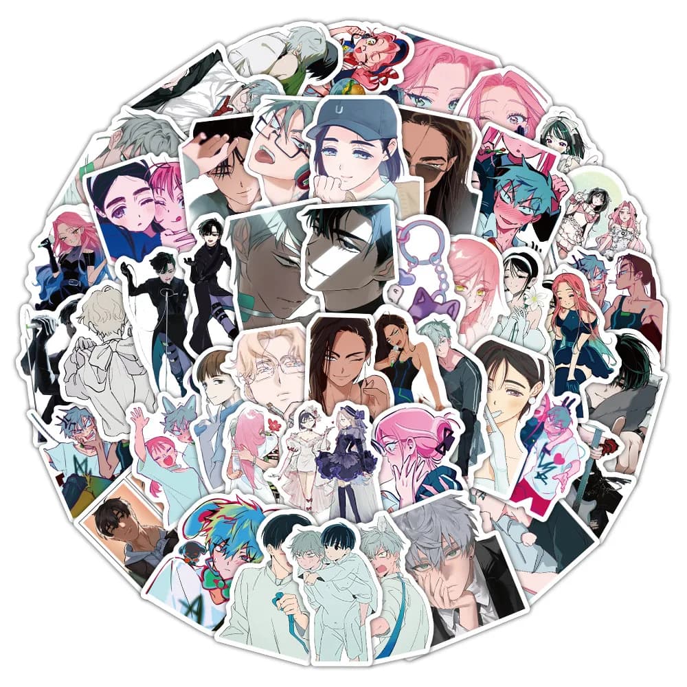 50 pezzi adesivi per palcoscenici anime alieni Till Ivan adesivi fai da te scrapbooking telefono bagagli skateboard decalcomanie impermeabili