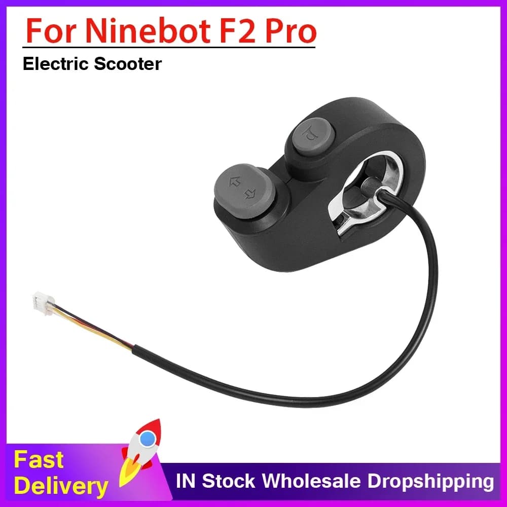 Interruttore degli indicatori di direzione del clacson per Ninebot F2 Pro Scooter elettrico Interruttore del clacson Parte di ricambio dell'interruttore degli indicatori di direzione