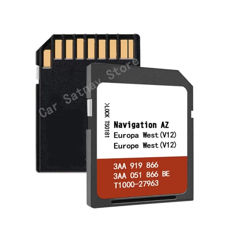 Scheda SD AZ RNS 315 West V12 per VW Seat Skoda Europe Navi Germania 2022 2023 Sat Nav