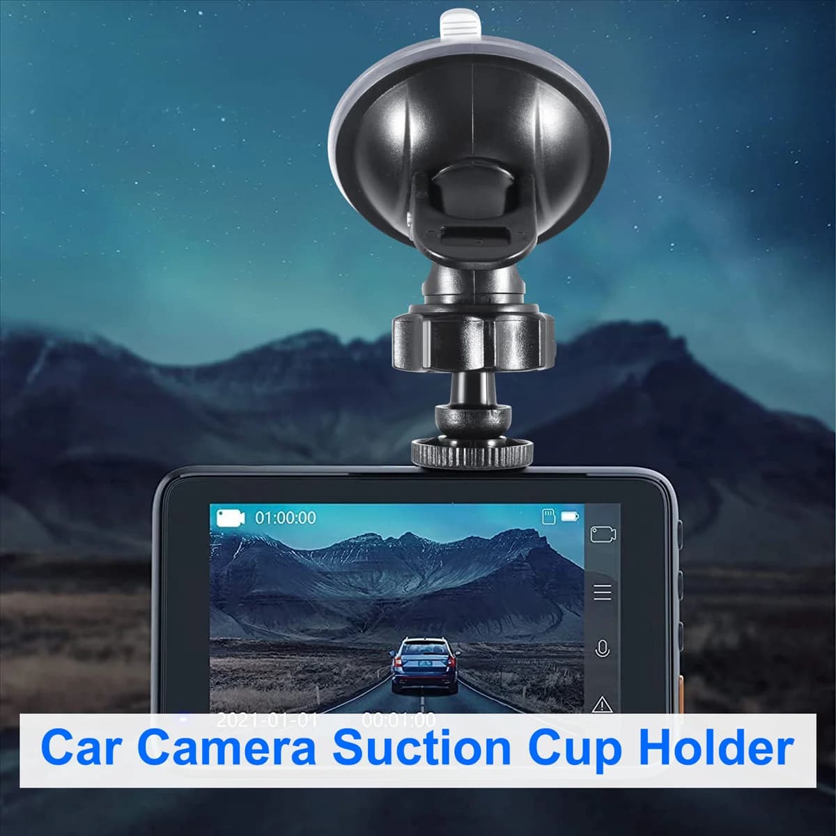 aT68D aMobius Action Cam Car Windscreen Support